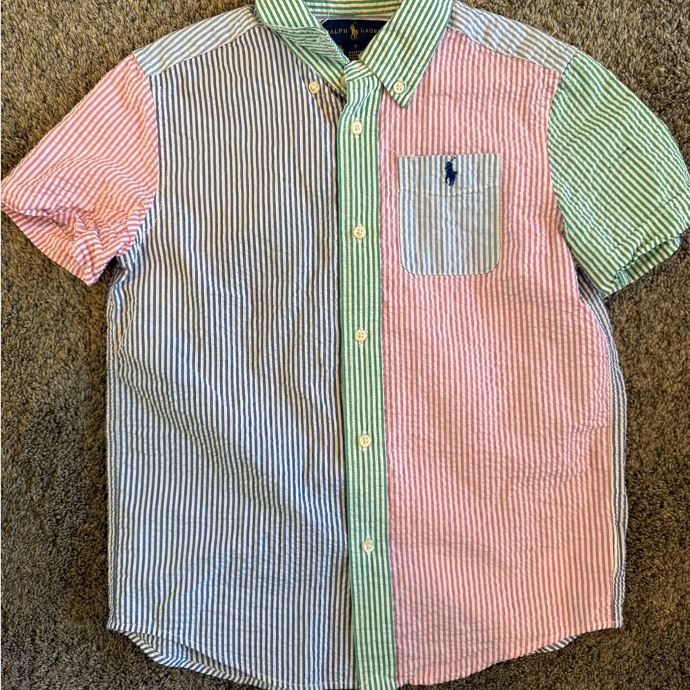 Ralph Lauren Multicolor Striped Shirt/pants/shorts